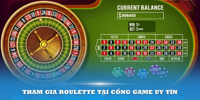 Tham gia Roulette Casino Game tại cổng game uy tín như RR88